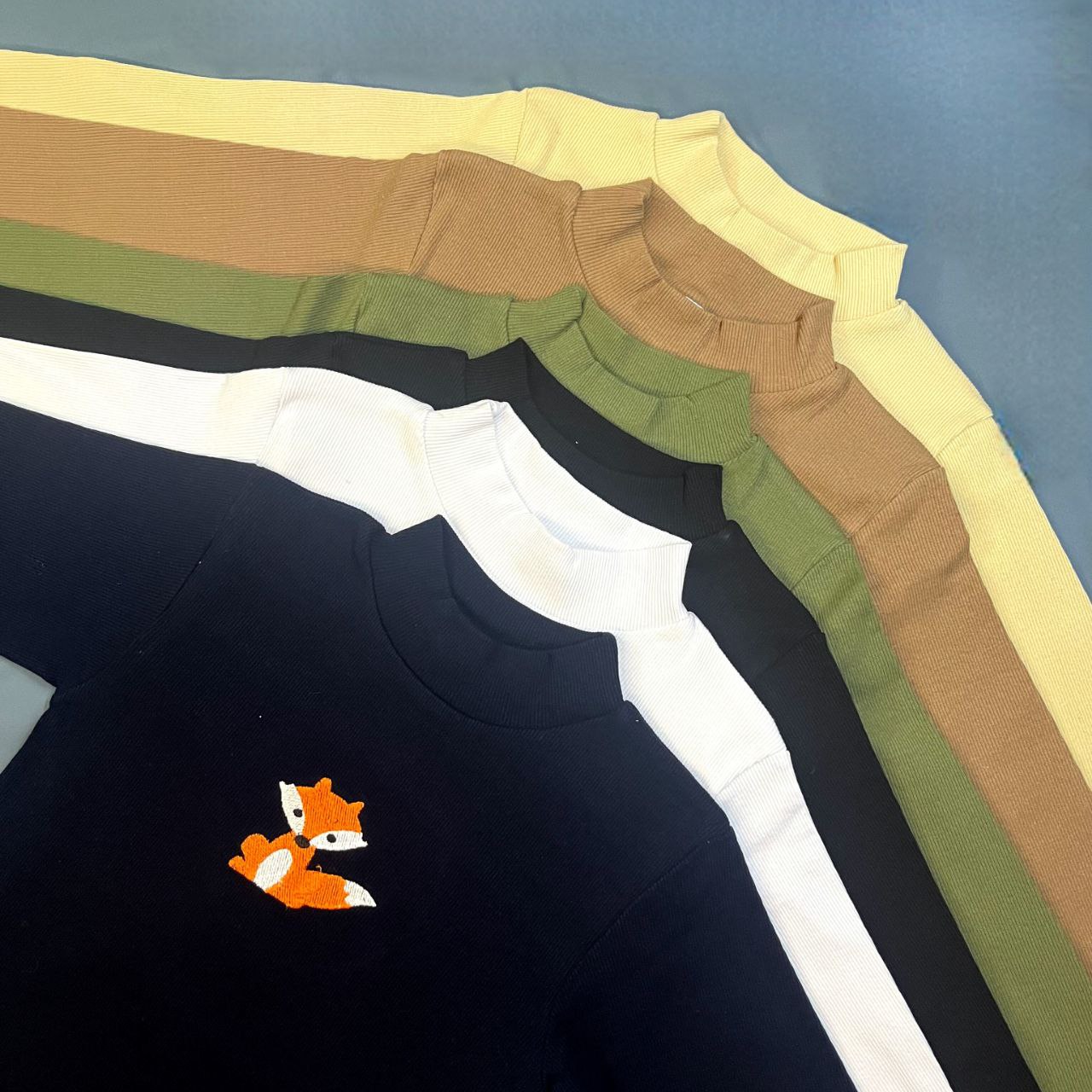 کراپ فینگر دار کبریتی گلدوزی طرح روباه